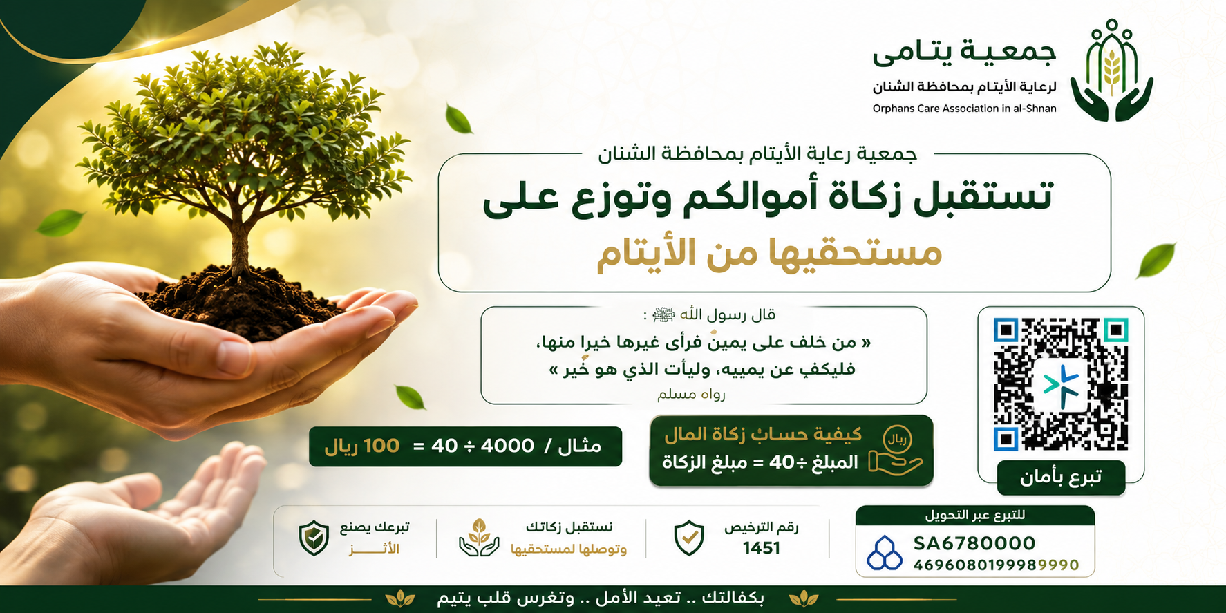 جمعية رعاية الأيتام بمحافظة الشنان
